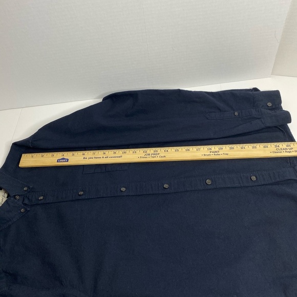 Mens H&M L.O.G.G. Label of Graded Goods Long Sleeve Button Down Black Shirt Sz M - Picture 9 of 9